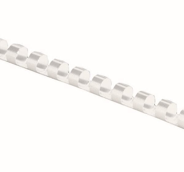 FELLOWES Plastikbinderücken 6mm 5330003 weiss 25 Stück