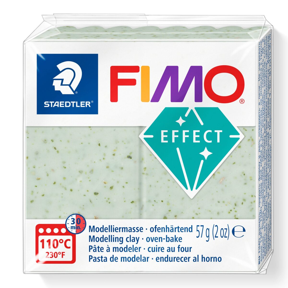 FIMO Knete Effect 57g 8010-570 Botanical Spirulina – Hochwertig & günstig bei ShopDeca