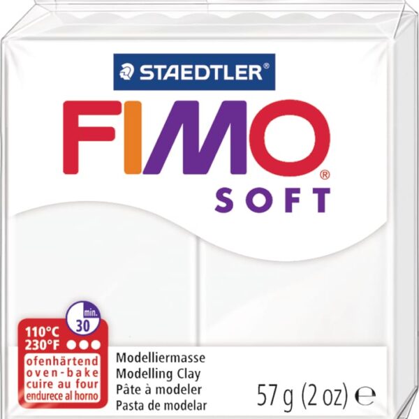 FIMO Knete Soft 57g 8020-0 weiss
