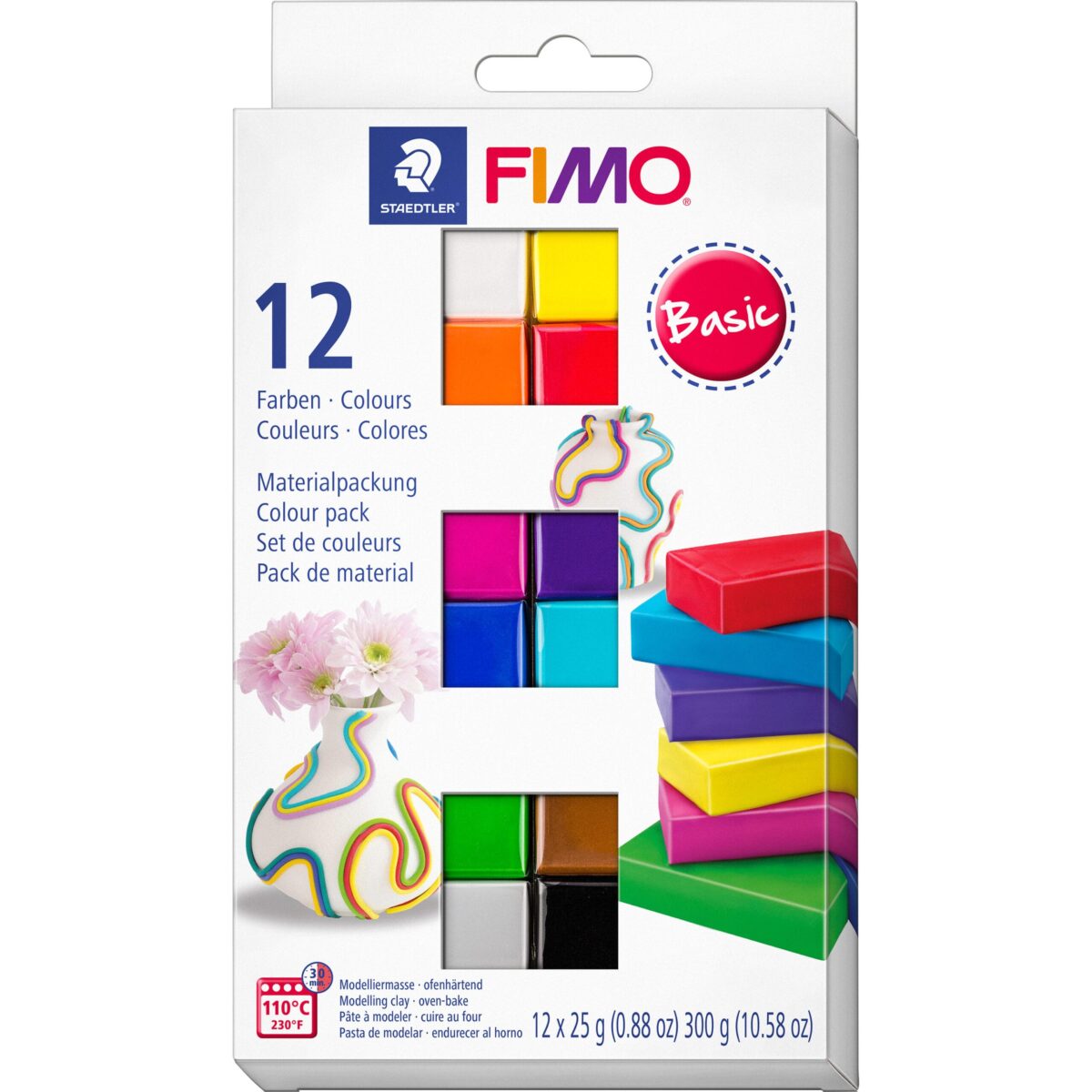 FIMO Modellierset soft 12x25g 8023C12-1 Basic – Hochwertig & günstig bei ShopDeca