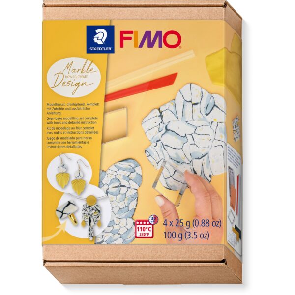 FIMO Modellierset 4x25g 8025HTC5 Marmor Design