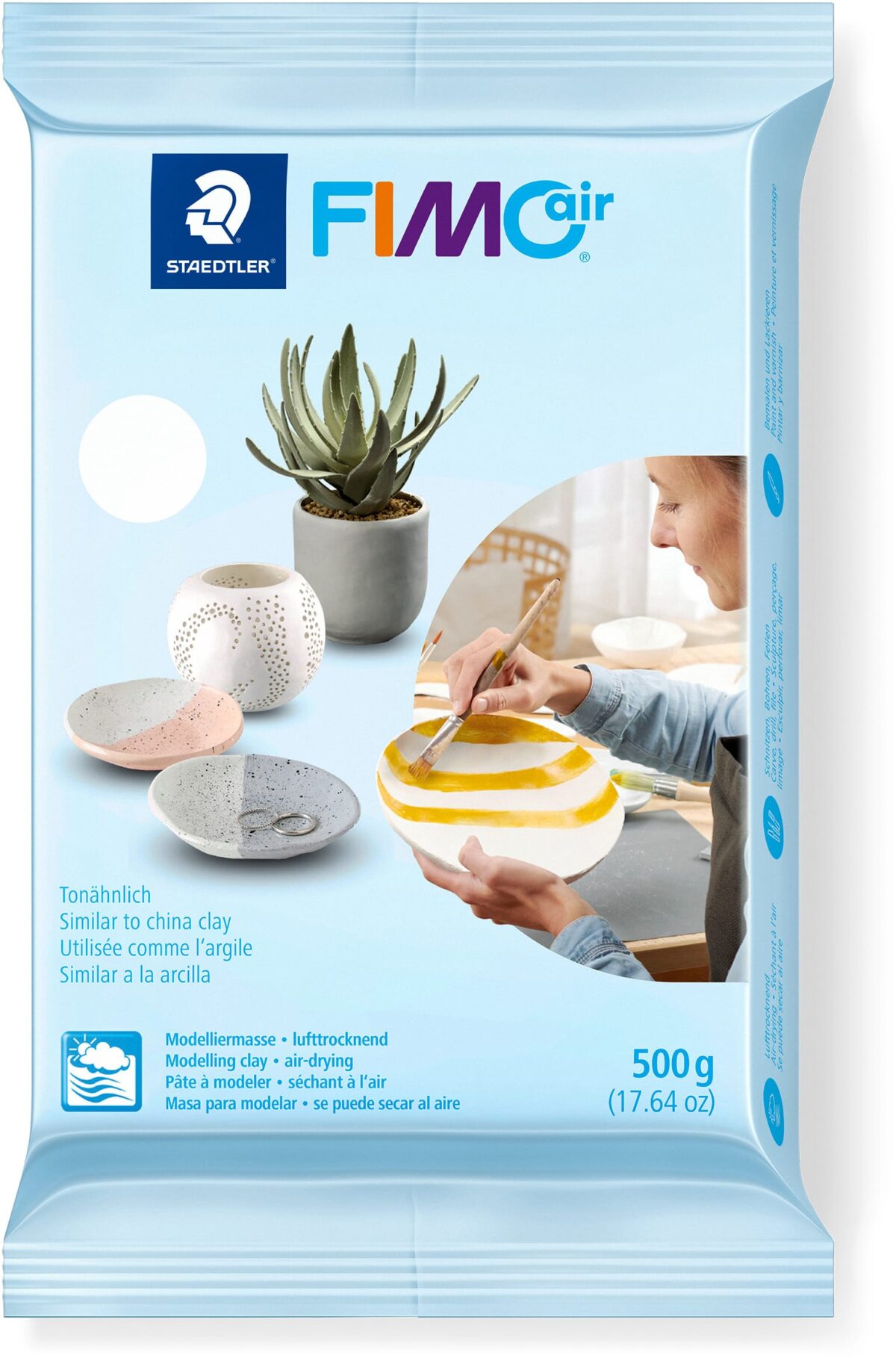 FIMO Knete Air 500g 8100-0 weiss – Hochwertig & günstig bei ShopDeca