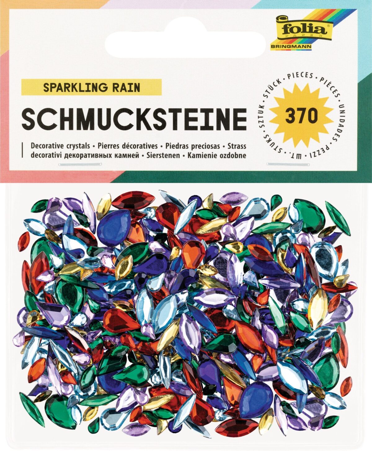 FOLIA Schmucksteine 1247 Sparkling Rain – Hochwertig & günstig bei ShopDeca