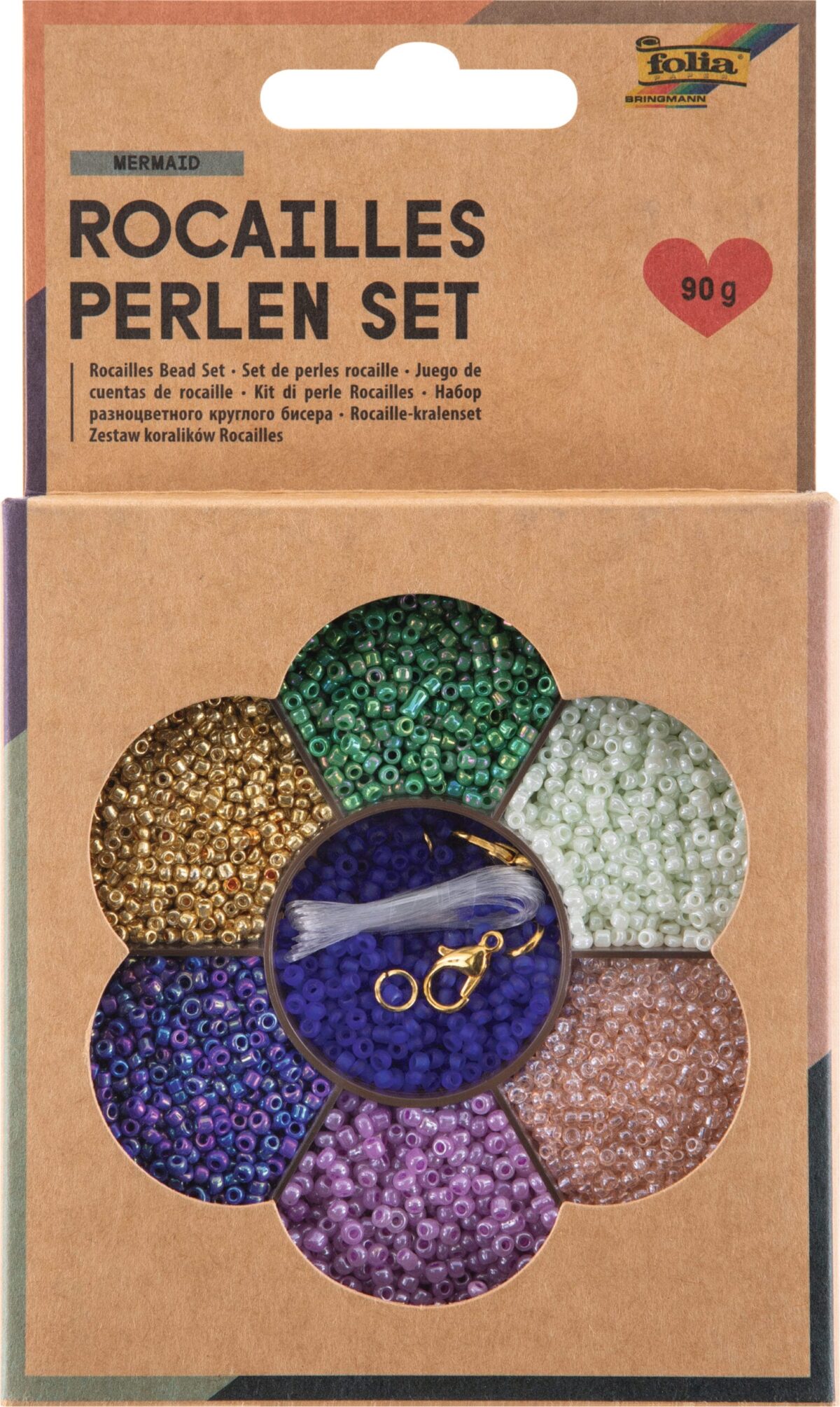 FOLIA Rocailles-Perlen-Set 12912 Mermaid – Hochwertig & günstig bei ShopDeca