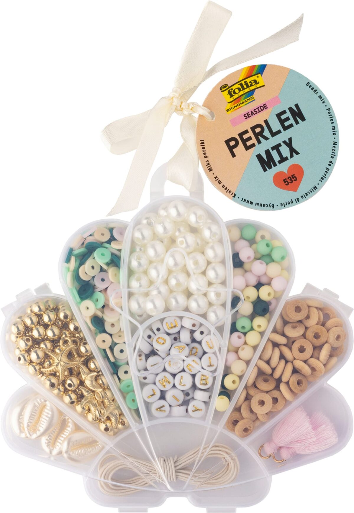 FOLIA Perlen Mix 32020 Seaside 535 Teile – Hochwertig & günstig bei ShopDeca