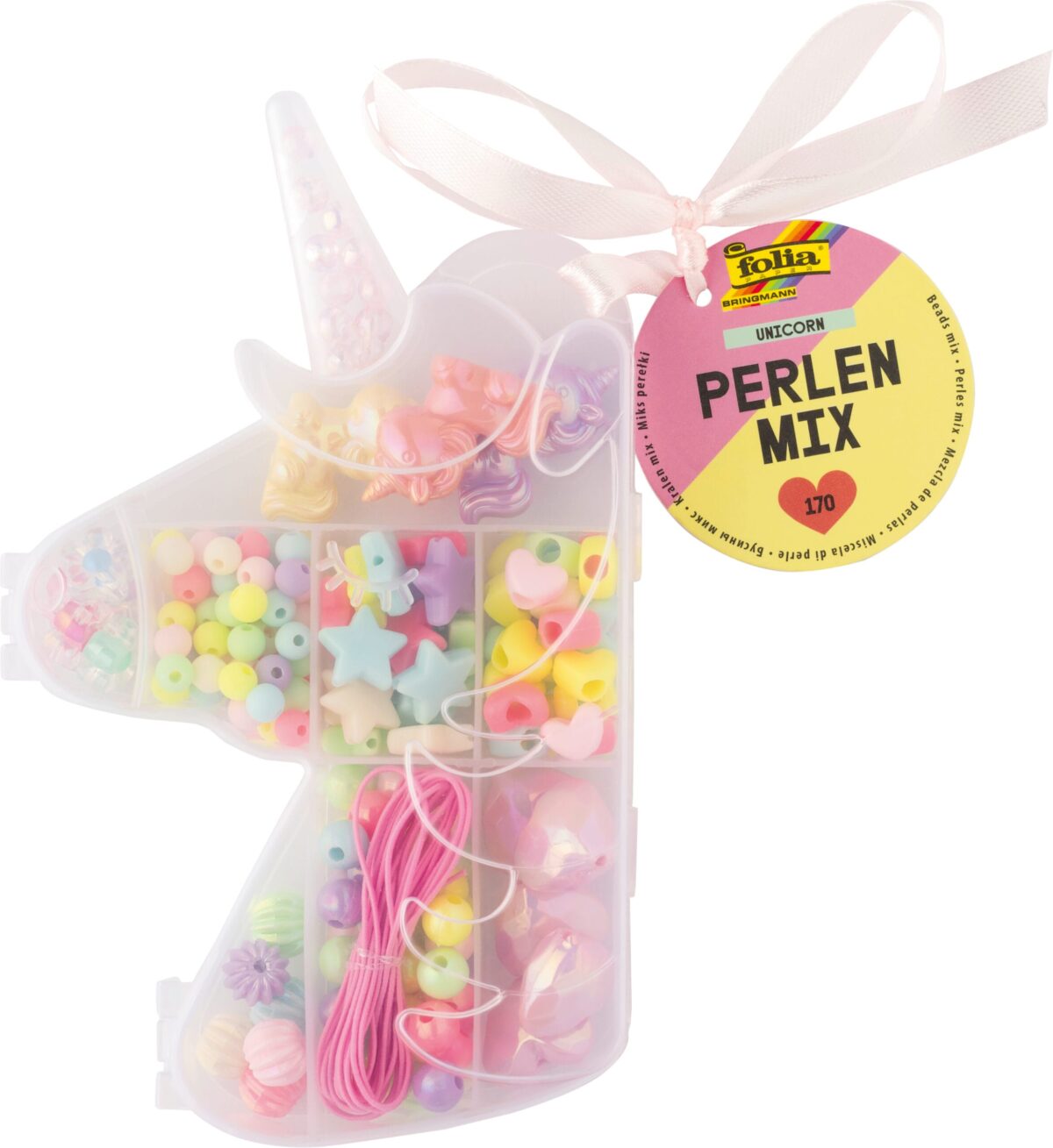 FOLIA Perlen Mix 32021 Unicorn 170 Teile – Hochwertig & günstig bei ShopDeca