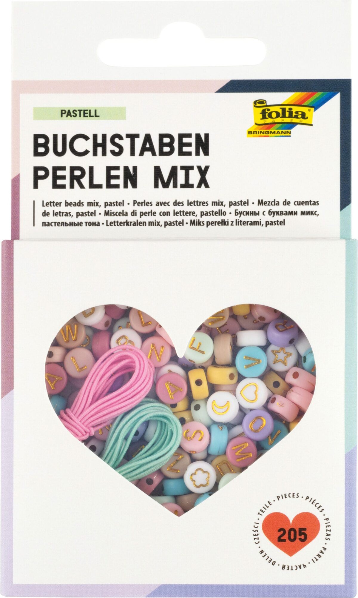FOLIA Perlen Mix Buchstaben 32024 Pastell – Hochwertig & günstig bei ShopDeca