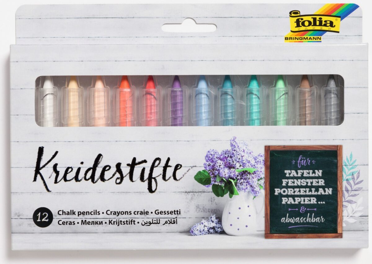 FOLIA Kreidestifte-Set 371209 12 Stück, asass. – Hochwertig & günstig bei ShopDeca