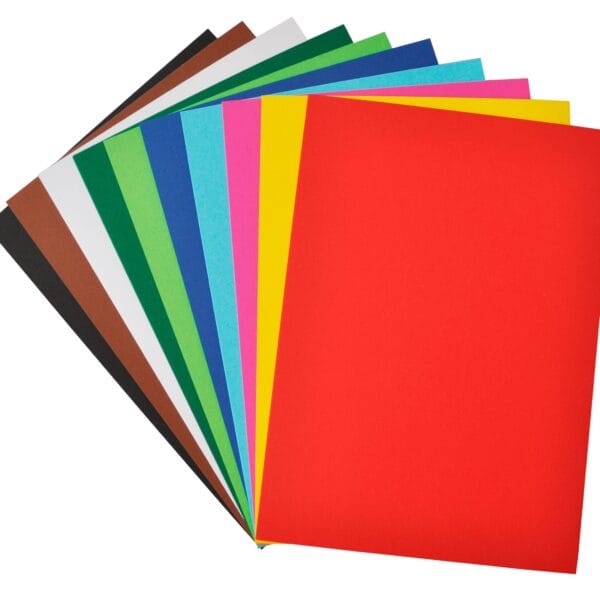 FOLIA Fotokarton A4 614/50 09 ass. 50 Blatt, 300g