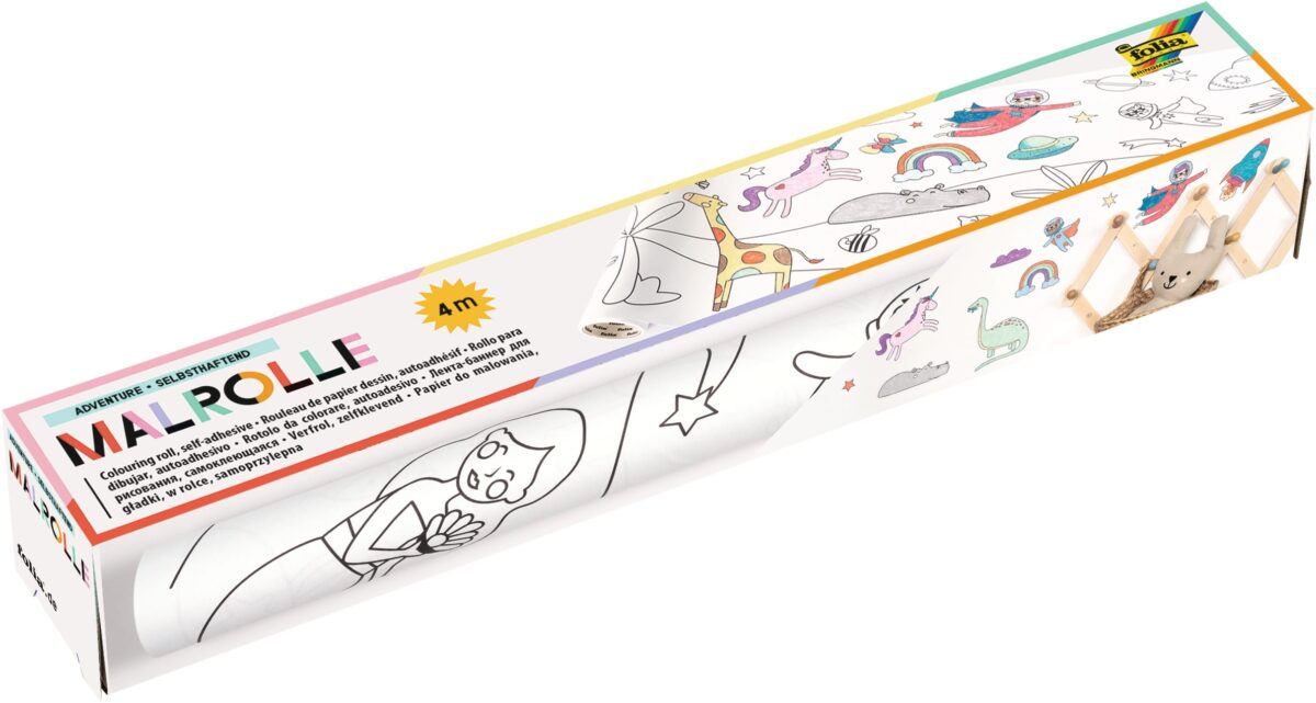 FOLIA Malrolle mit Motiven 30cmx4m 83902 Adventure – Hochwertig & günstig bei ShopDeca
