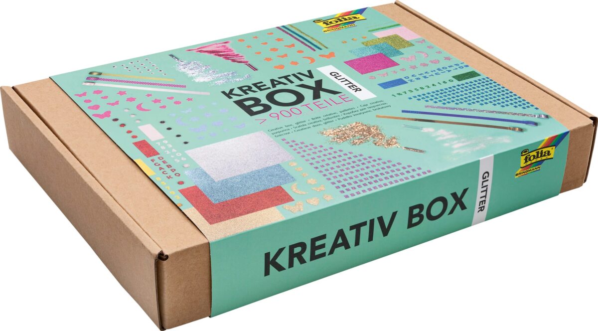 FOLIA Kreativ Box 937 Glitter Mix, über 900 Teile – Hochwertig & günstig bei ShopDeca
