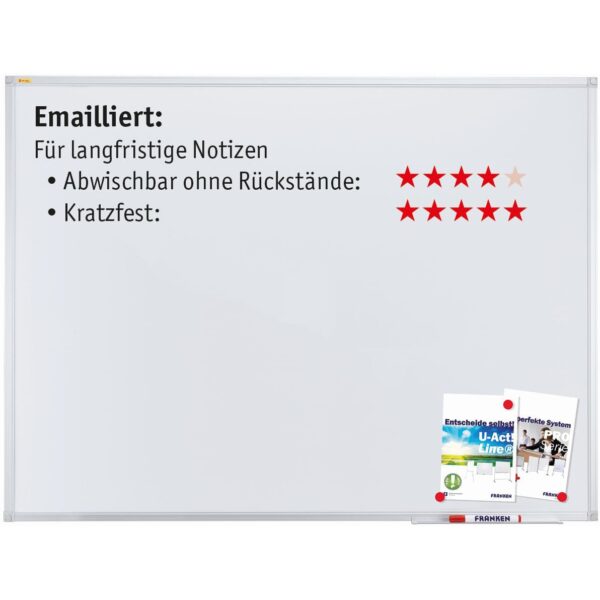 FRANKEN Whiteboard 120x180cm SC3205 X-tra!Line emailliert