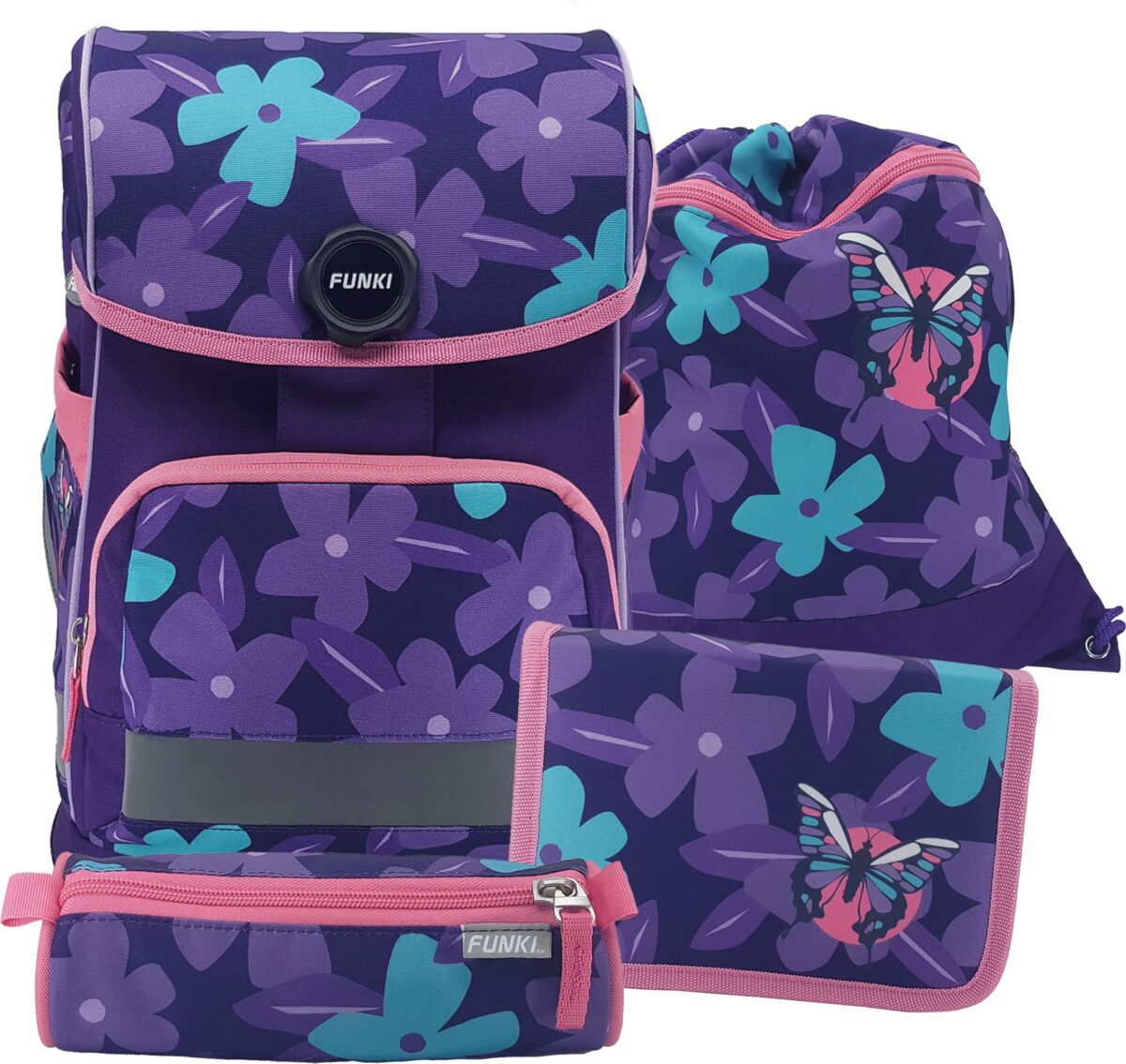 FUNKI Cuby-Bag Set Flower 6014.002 multicolor 5-teilig – Hochwertig & günstig bei ShopDeca