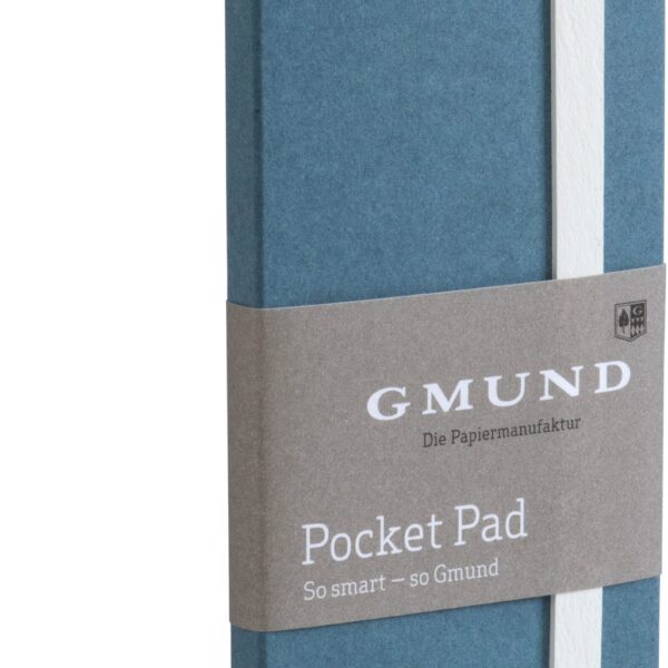 GMUND Pocket Pad 6.7x13.8cm 38060 denim,blanko 100 Seiten