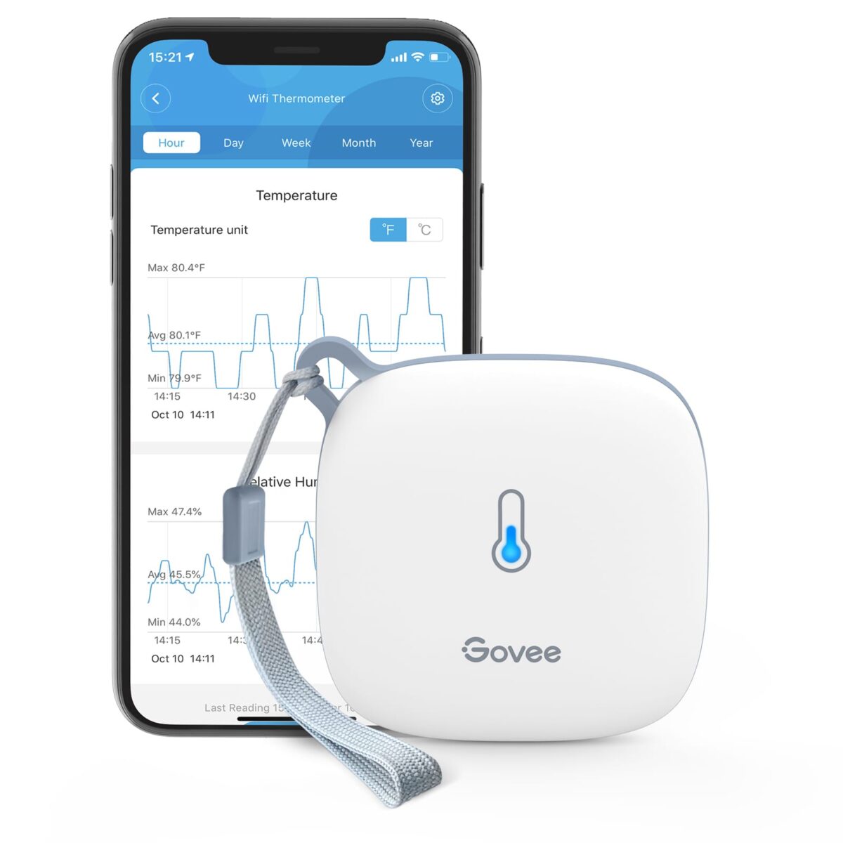 GOVEE WiFi Thermometer Hygrometer H5179001 weiss – Hochwertig & günstig bei ShopDeca