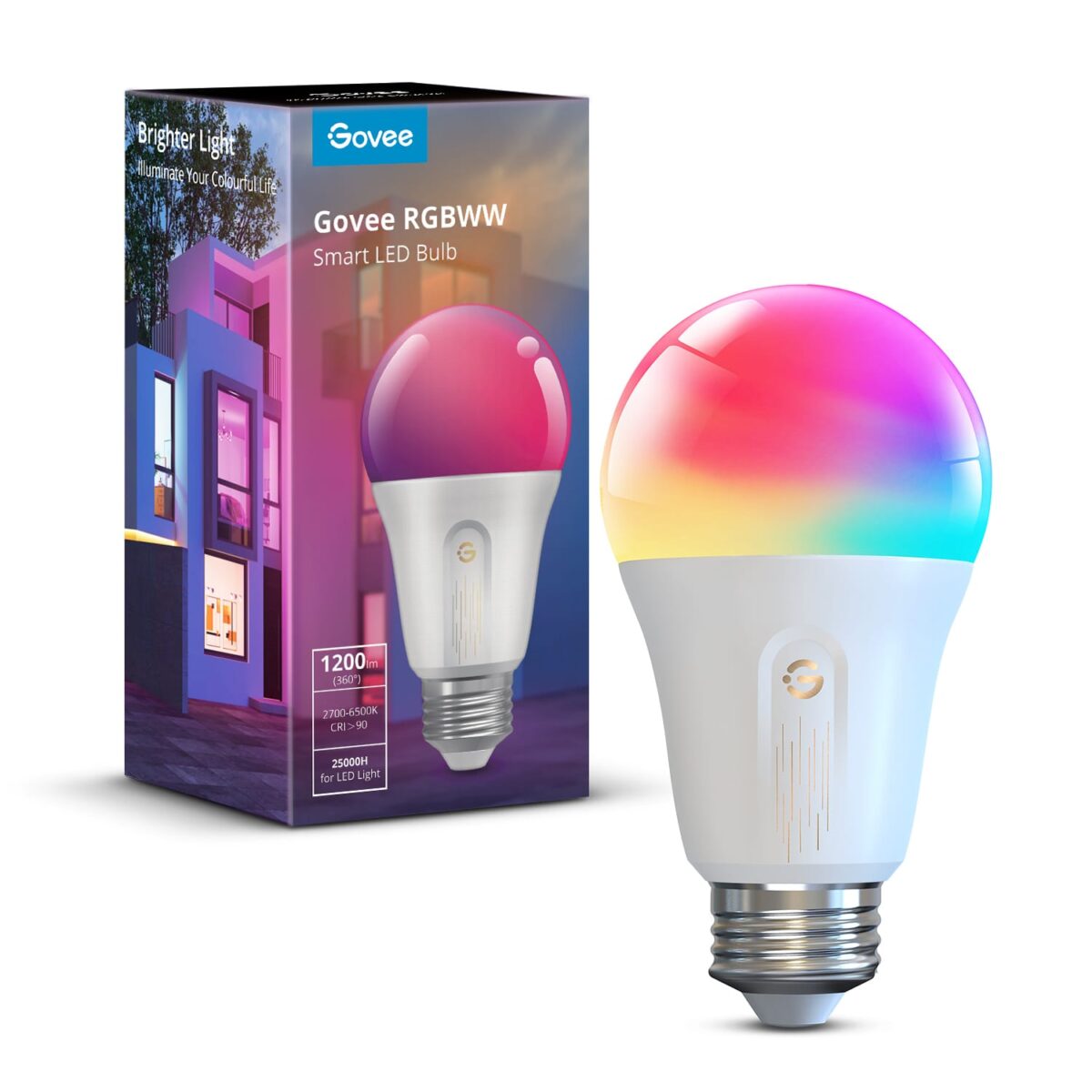 GOVEE Smart LED Leuchtmittel E27 H60093C1 Wifi & Bluetooth, 1200Lumen – Hochwertig & günstig bei ShopDeca