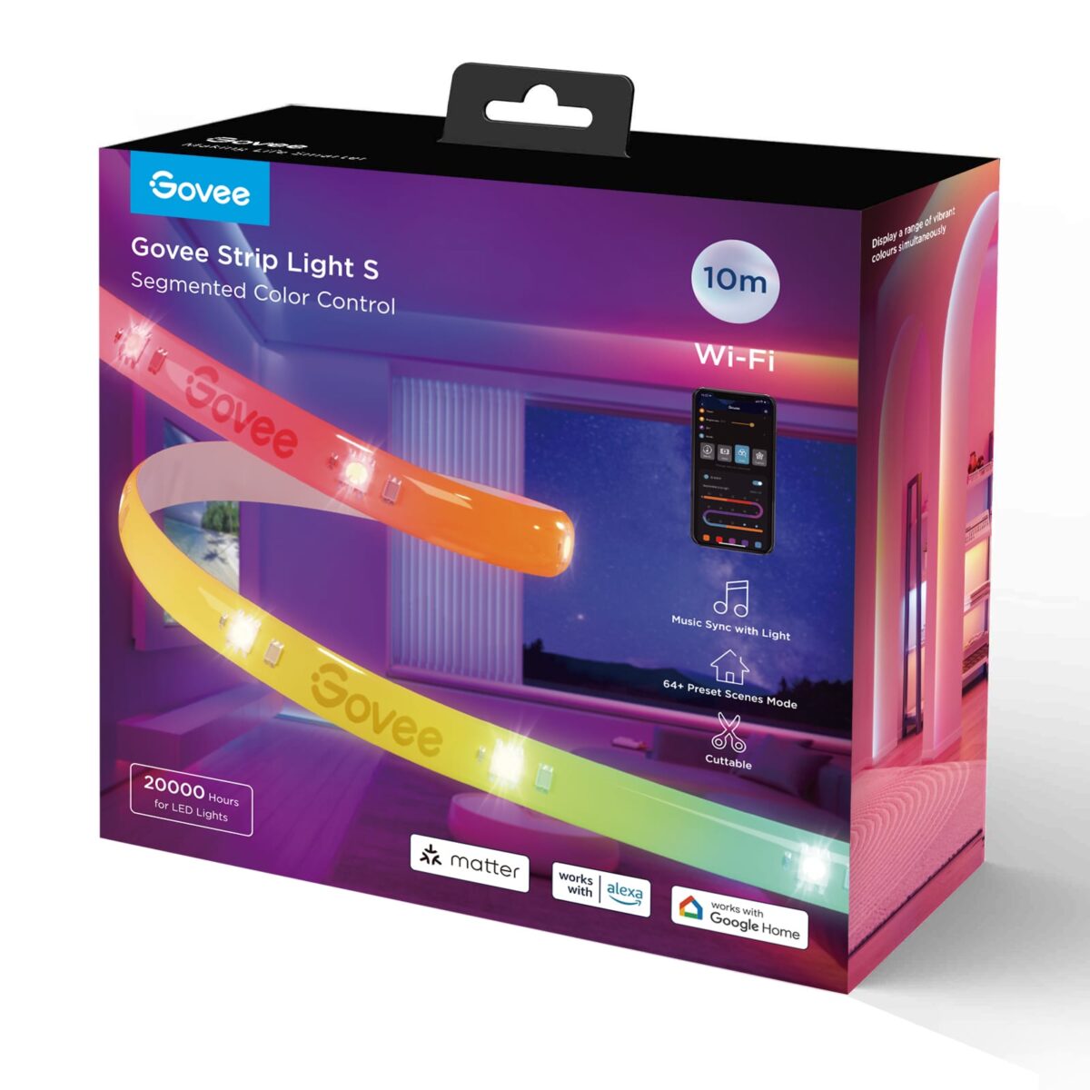 GOVEE Wi-Fi LED Strip Light S 10m H612CCD1 – Hochwertig & günstig bei ShopDeca