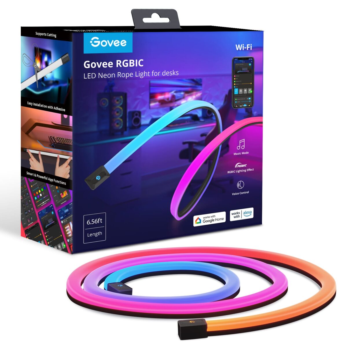GOVEE Neon Gaming Table Light 200cm H61C2 – Hochwertig & günstig bei ShopDeca