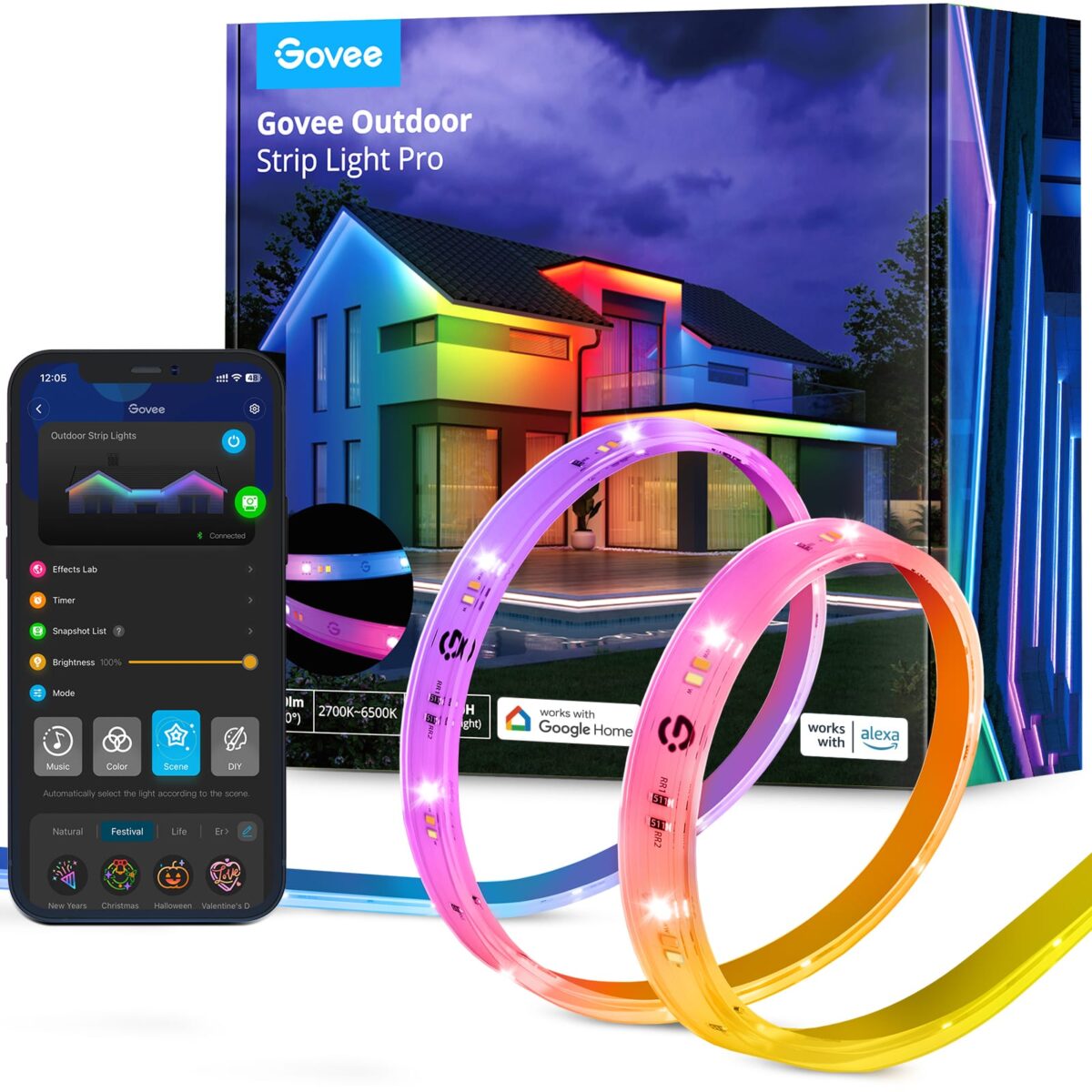 GOVEE WiFi LED Strip 10m H70A13D1 Outdoor – Hochwertig & günstig bei ShopDeca