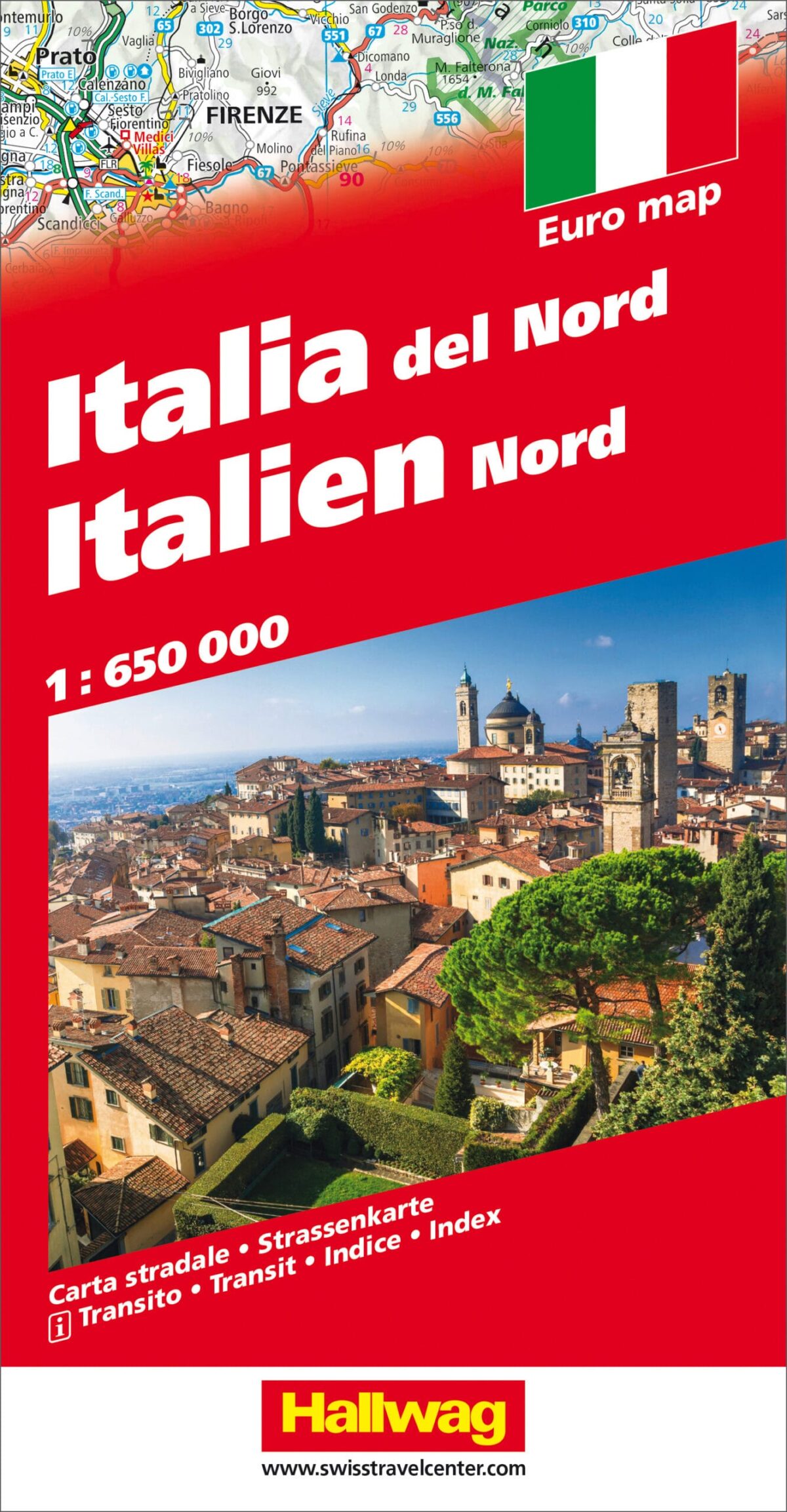 HALLWAG Strassenkarte 382830901 Italien Nord 1:650'000 – Hochwertig & günstig bei ShopDeca