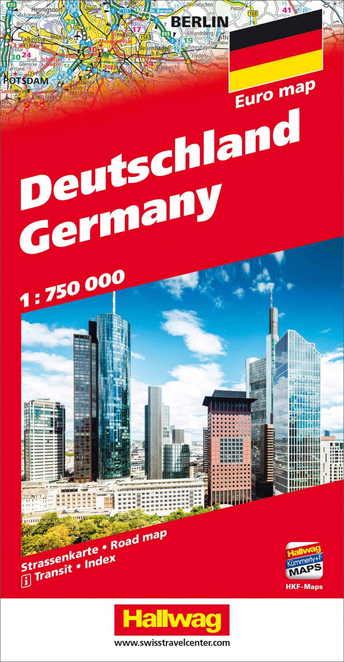 HALLWAG Strassenkarte 382831061 Deutschland (Dis) 1:750'000 – Hochwertig & günstig bei ShopDeca