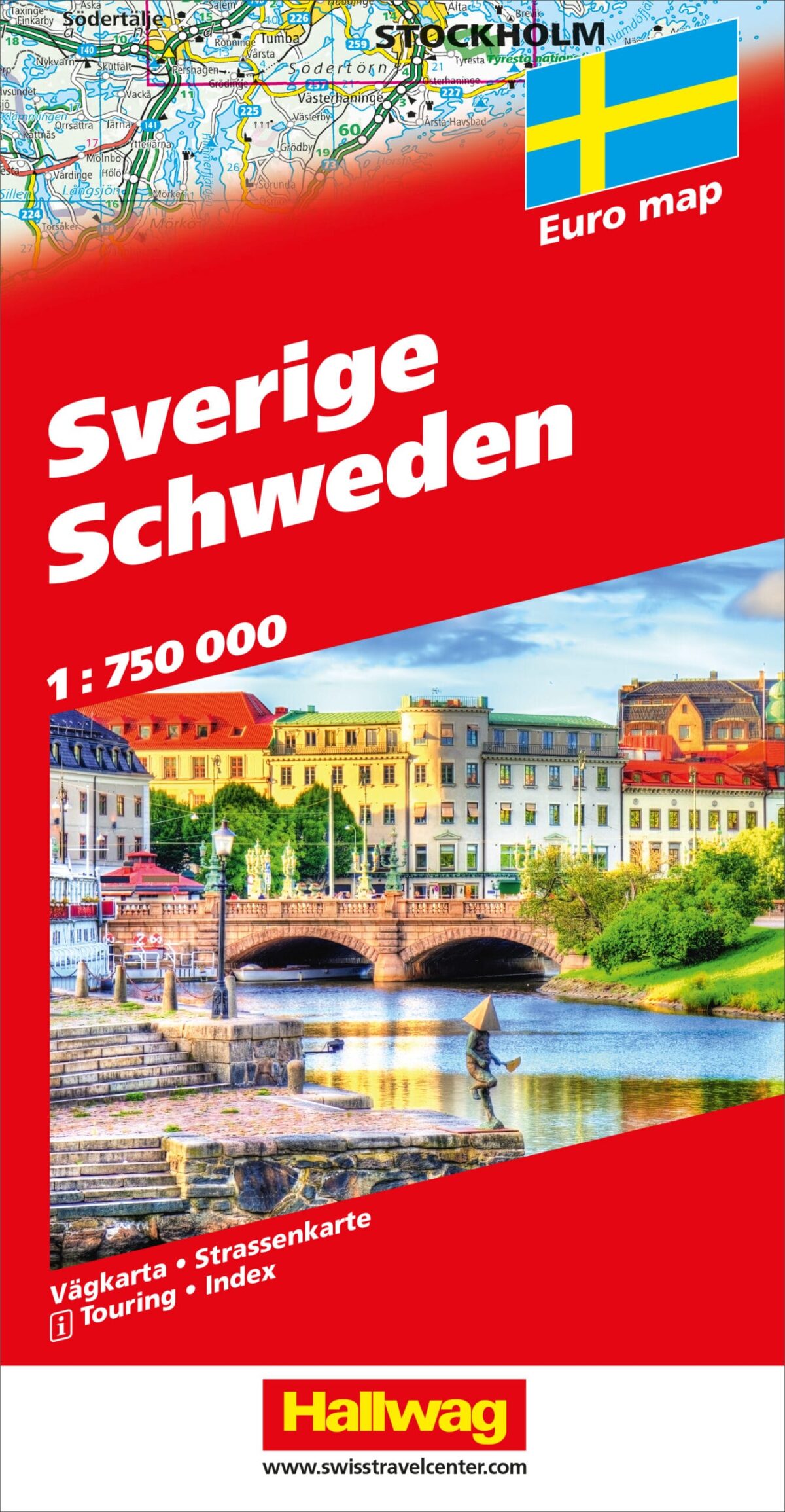 HALLWAG Strassenkarte 978-3-8283-0924-1 Schweden (Dis) 1:750'000 – Hochwertig & günstig bei ShopDeca