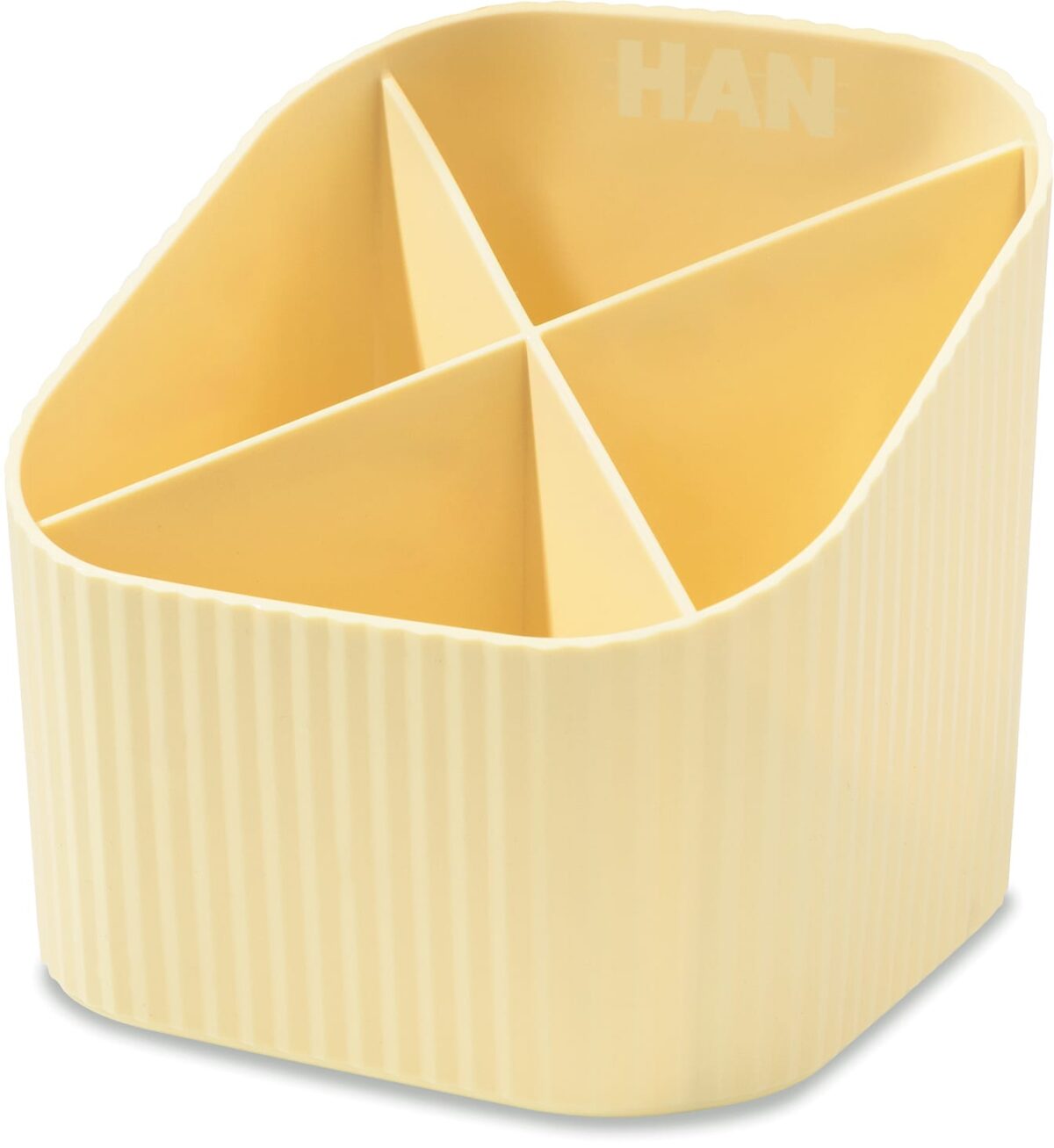 HAN Stifteköcher Re-X-LOOP 17238-815 pastellgelb 4 Fächer – Hochwertig & günstig bei ShopDeca