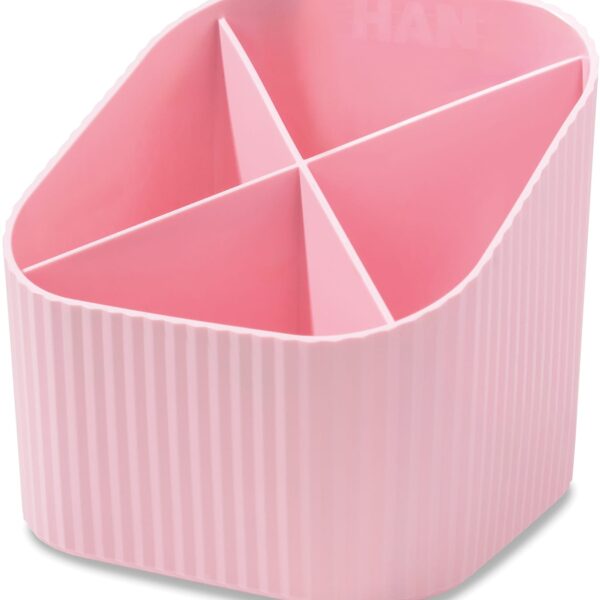 HAN Stifteköcher Re-X-LOOP 17238-886 pastellrosa 4 Fächer