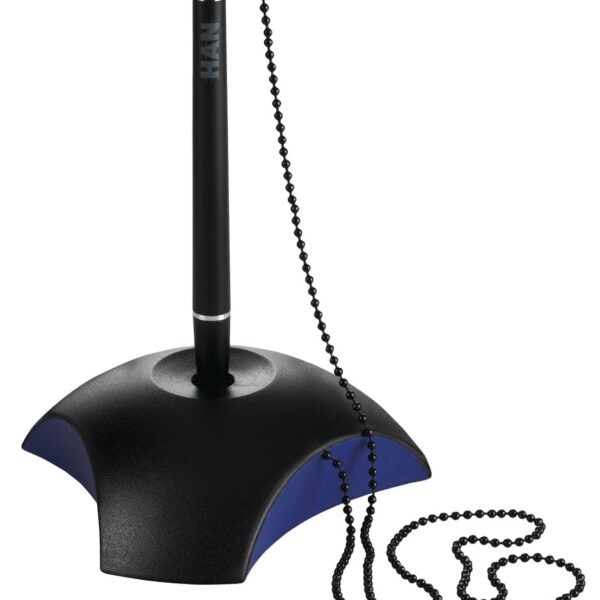 HAN Kugelschreiberhalter DELTA 1751-34 59x150x59mm, schwarz/blau