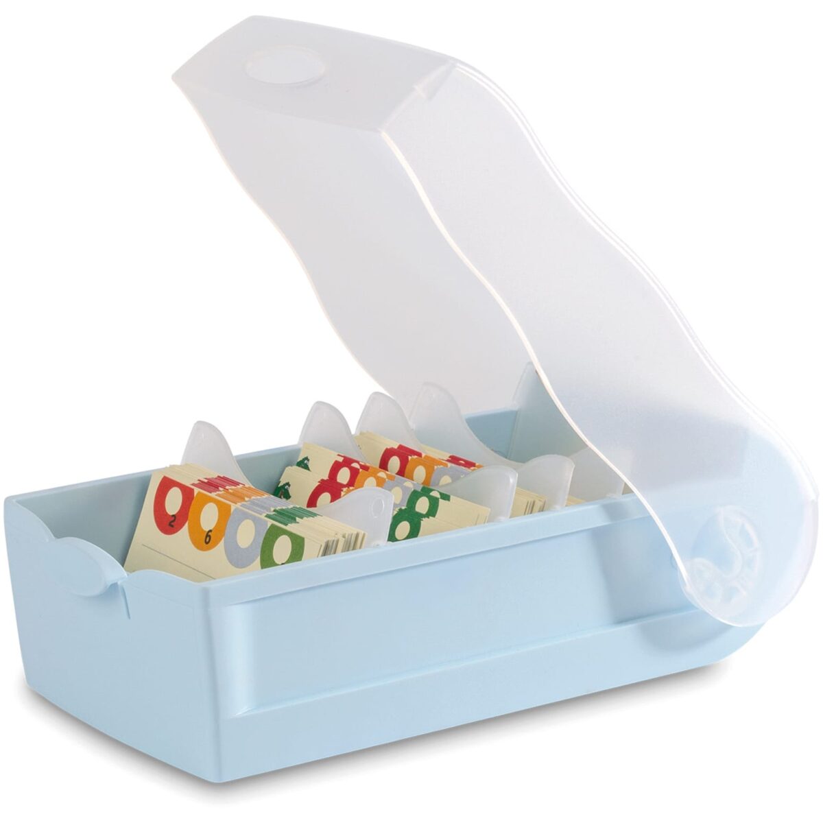 HAN Karteibox Croco A7 N451431 pastellblau 27x12.7x8.4cm – Hochwertig & günstig bei ShopDeca