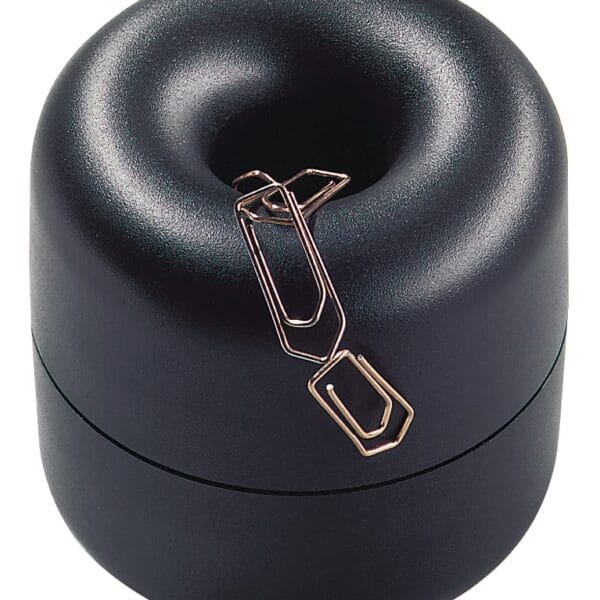 HELIT Klammernspender H6257995 7x7cm, 20 Klammern schwarz