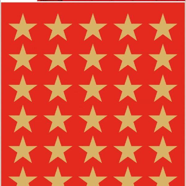HERMA Sticker Sterne 13mm 3412 gold 120 Stück/3 Blatt