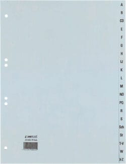 HETZEL Register PP A4 25240481 grau A-Z 20-teilig