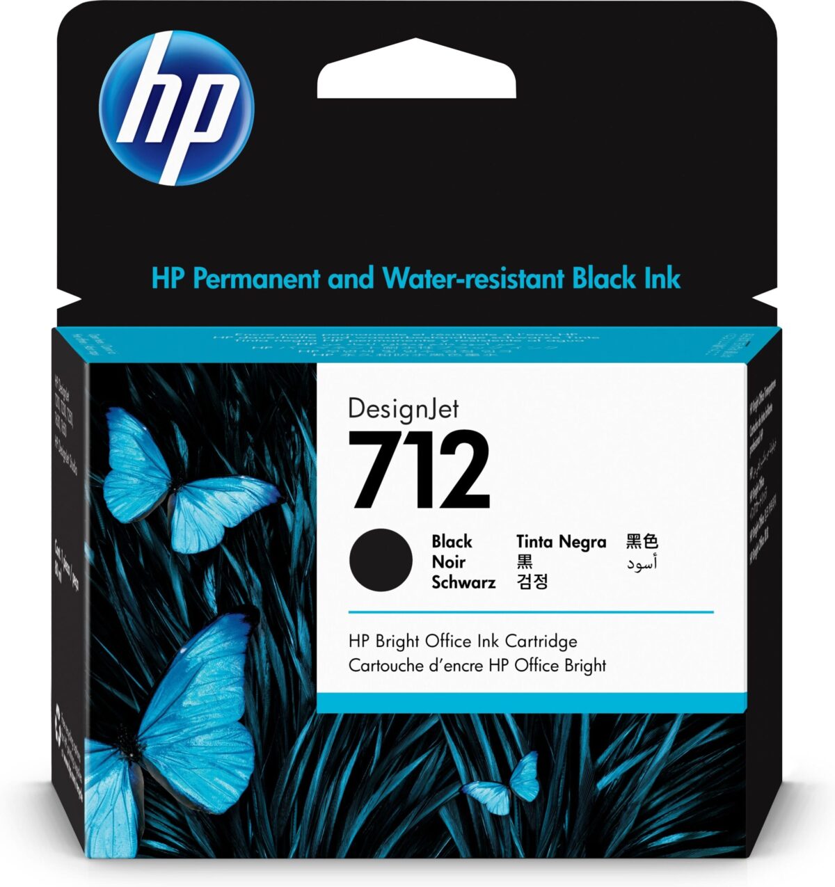 HP Tintenpatrone 712 black 3ED71A DesignJet T230/250/630 80ml – Hochwertig & günstig bei ShopDeca