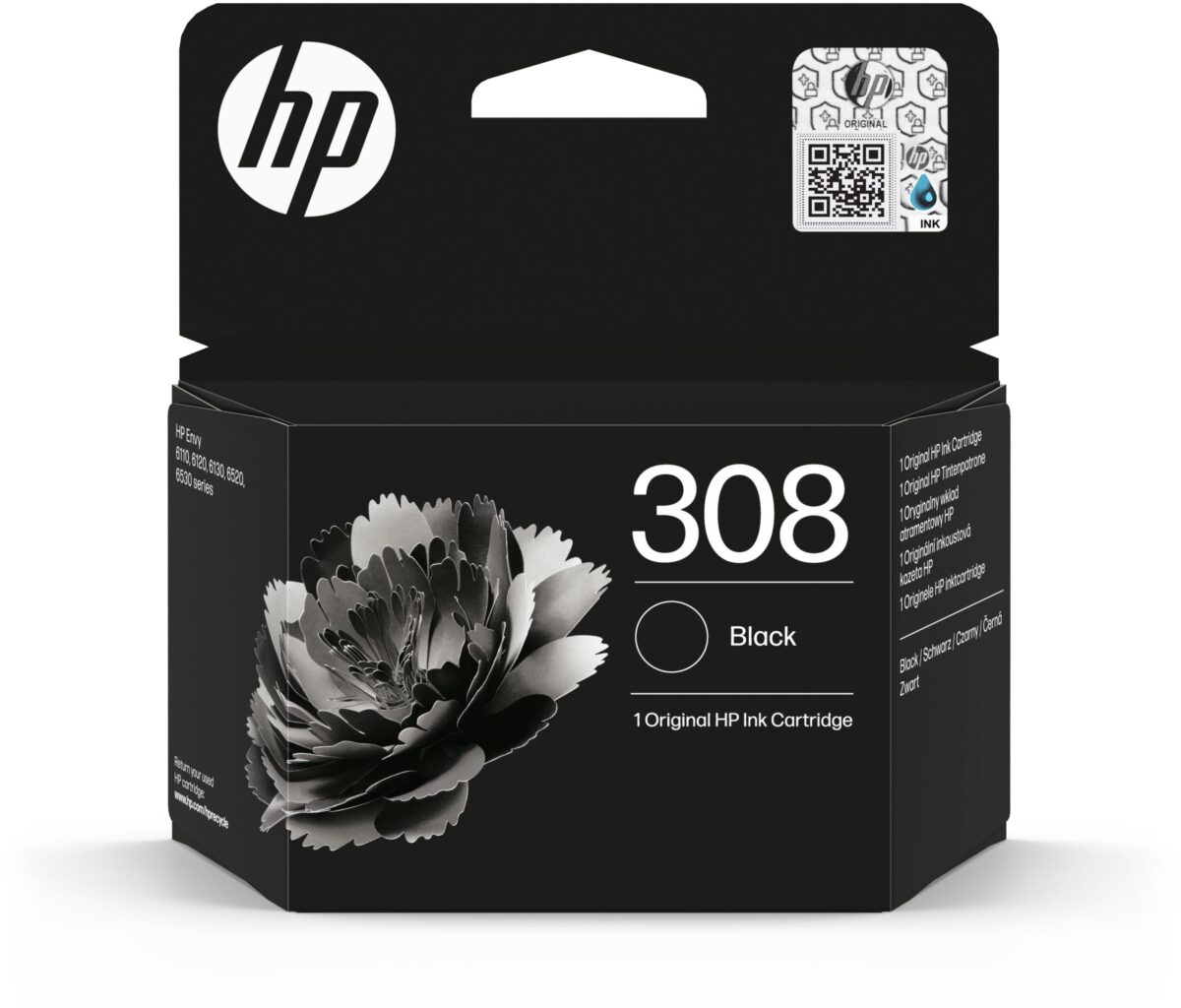 HP Tintenpatrone 308 schwarz 7FP21UE Envy 6122e/6520e 160 Seiten – Hochwertig & günstig bei ShopDeca