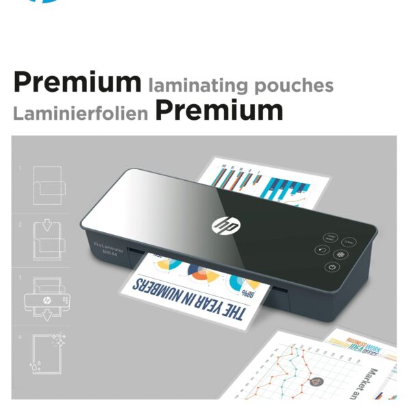 HP Laminiertaschen 9126 Premium, A3, 80 Mic