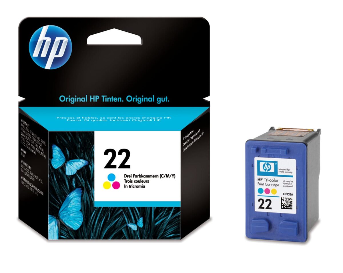 HP Tintenpatrone 22 color C9352AE PSC 1410 165 Seiten – Hochwertig & günstig bei ShopDeca