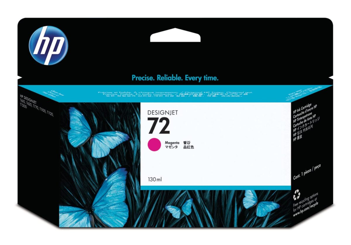 HP Tintenpatrone 72 magenta C9372A DesignJet T1100 130ml – Hochwertig & günstig bei ShopDeca