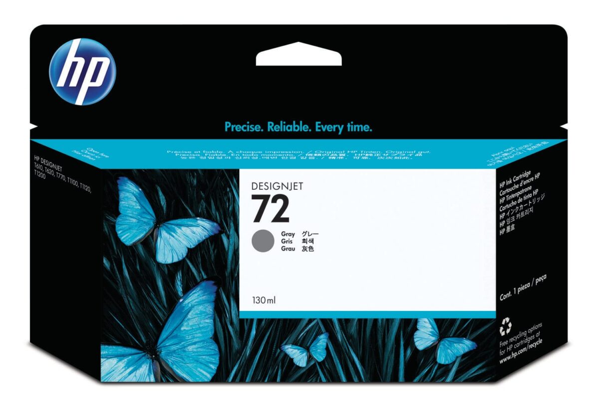 HP Tintenpatrone 72 grey C9374A DesignJet T1100 130ml – Hochwertig & günstig bei ShopDeca