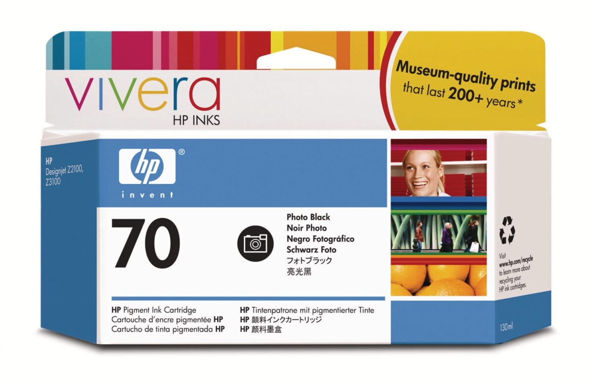 HP Tintenpatrone 70 schwarz photo C9449A DesignJet Z2100/3100 130ml – Hochwertig & günstig bei ShopDeca