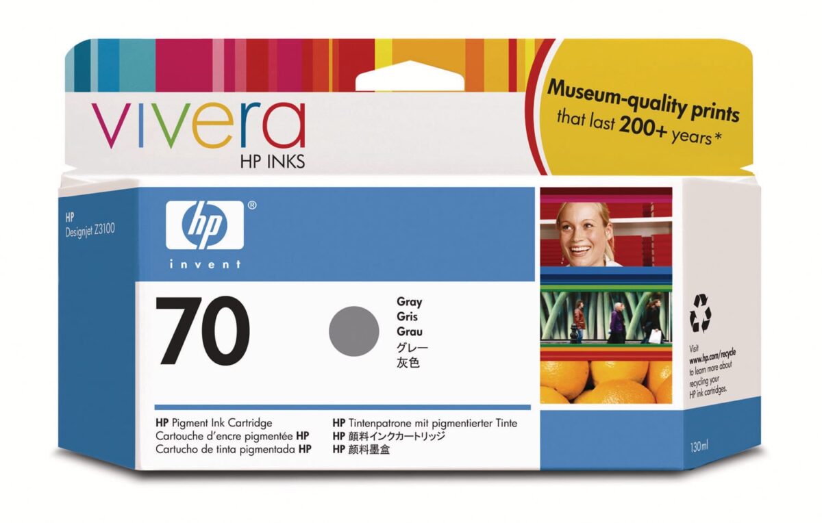 HP Tintenpatrone 70 grey C9450A DesignJet Z3100/3200 130ml – Hochwertig & günstig bei ShopDeca