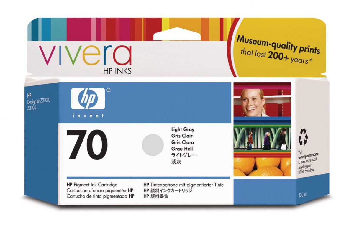 HP Tintenpatrone 70 light grey C9451A DesignJet Z2100/3100 130ml – Hochwertig & günstig bei ShopDeca