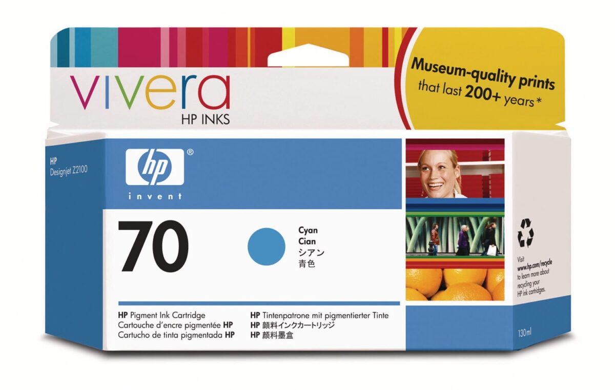 HP Tintenpatrone 70 cyan C9452A DesignJet Z2100 130ml – Hochwertig & günstig bei ShopDeca