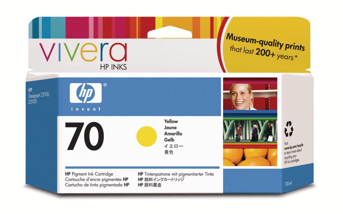 HP Tintenpatrone 70 yellow C9454A DesignJet Z2100/3100 130ml – Hochwertig & günstig bei ShopDeca