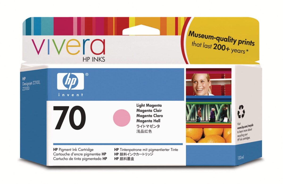HP Tintenpatrone 70 light magenta C9455A DesignJet Z2100/3100 130ml – Hochwertig & günstig bei ShopDeca