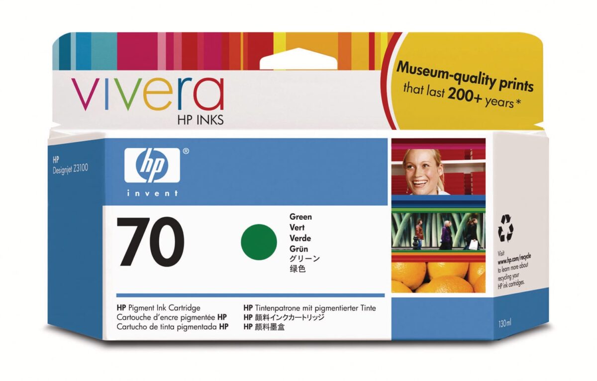 HP Tintenpatrone 70 green C9457A DesignJet Z3100/3200 130ml – Hochwertig & günstig bei ShopDeca