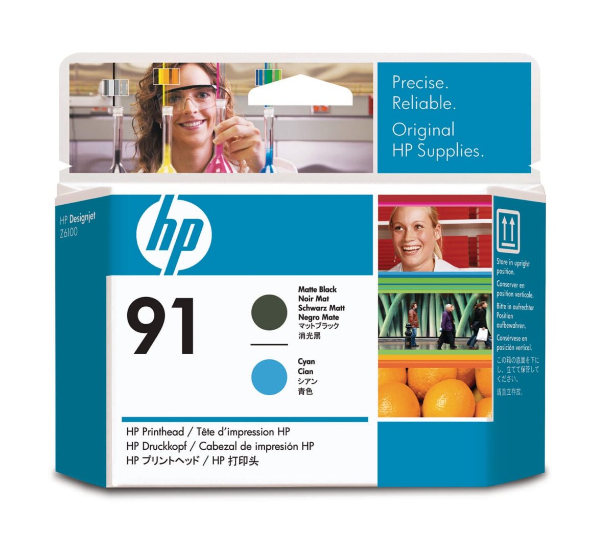 HP Druckkopf 91 schwarz matt/cyan C9460A DesignJet Z6100 – Hochwertig & günstig bei ShopDeca