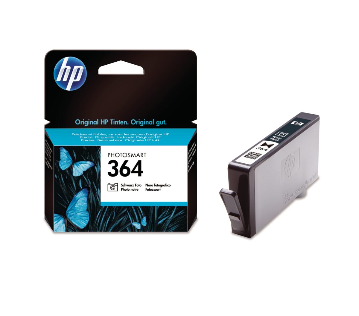 HP Tintenpatrone 364 ph.schwarz CB317EE PhotoSmart D5460 130 Seiten – Hochwertig & günstig bei ShopDeca