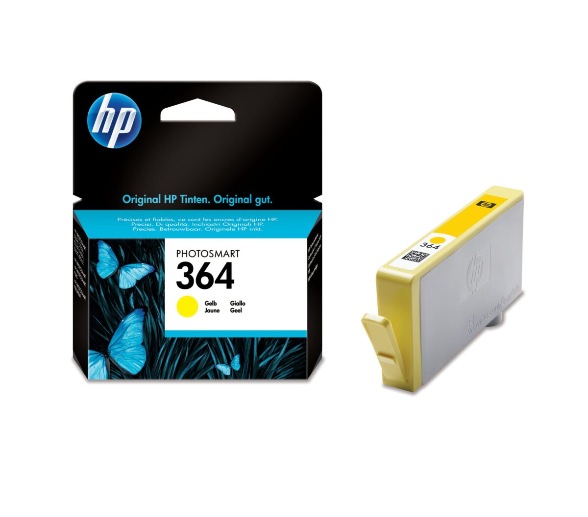 HP Tintenpatrone 364 yellow CB320EE PhotoSmart D5460 300 Seiten – Hochwertig & günstig bei ShopDeca