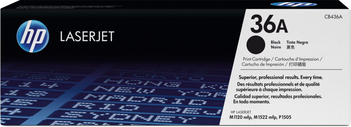 HP Toner-Modul 36A schwarz CB436A LaserJet P1505 2000 Seiten – Hochwertig & günstig bei ShopDeca